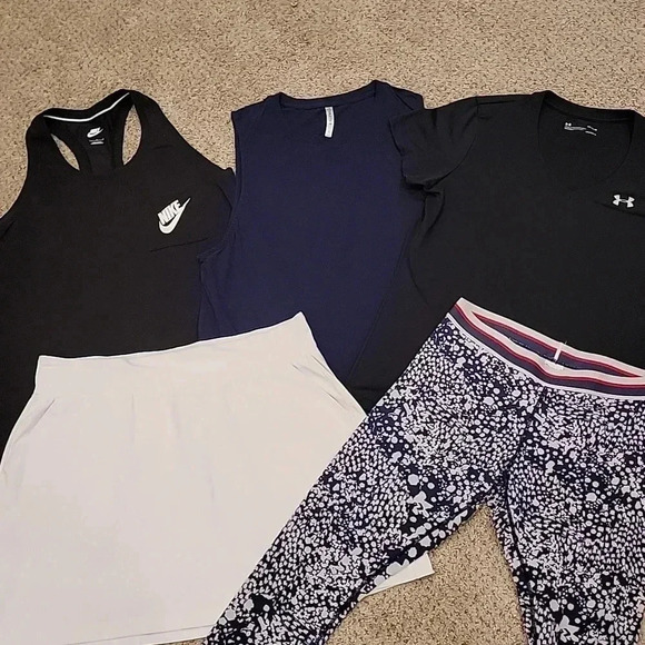 Nike Tops - Athletic 5 Piece Bundle Nike, Fabletics, Champion, Ect. Size Large